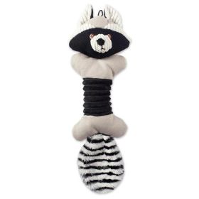 Bone Dry Raccoon Squeaky Bone Pet Toy