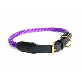 Alvalley Rope and Leather Collar with Buckle (Pack of 1)
