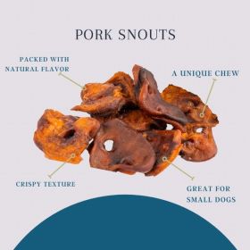 Platinum Pet Treats - Pork Snouts (Pack of 10) (Pack of 10)