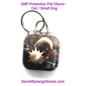 EMF 5G protection Pet Charm Cat/Sml Dog with Split Ring (Pack of 1)