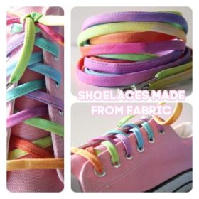 Rainbow Ombre Shoelaces (Pack of 1 Pack of 1 Piece)