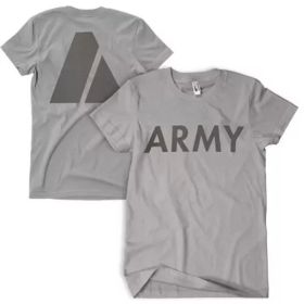 Army Reflective T-Shirt, Grey 2XL (Pack of 1)